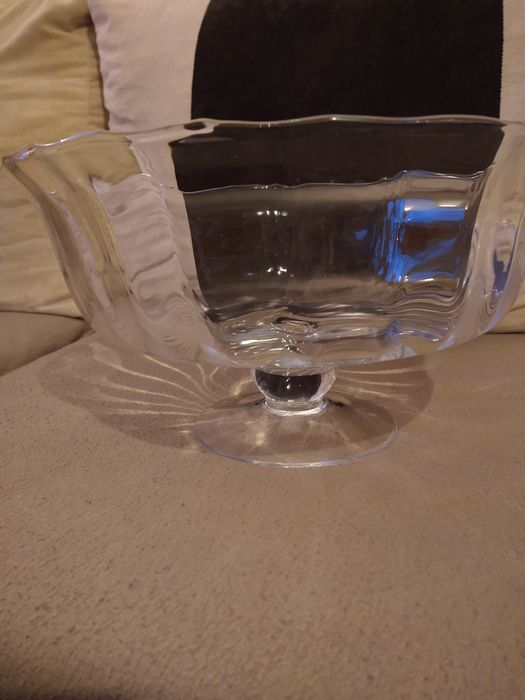 Patera szklana duża