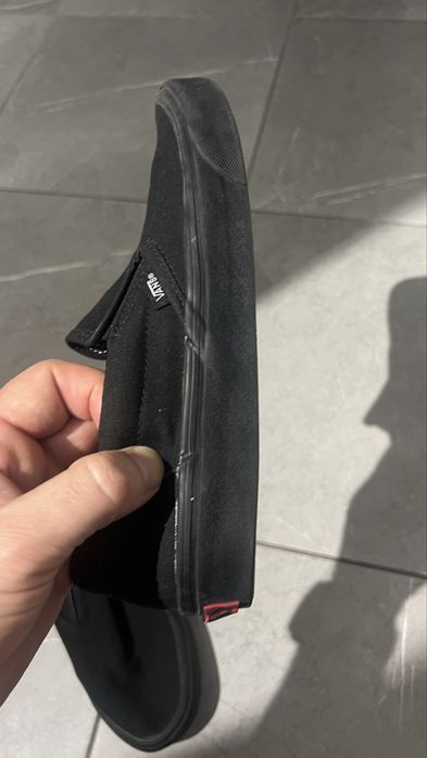 Чорні кеди-сліпони Vans Classic Slip-On