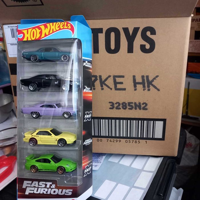 Hotwheels Pack 5 Fast and Furious e Motor Show