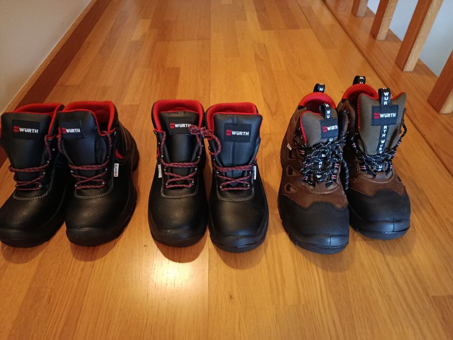 Botas trabalho wurth s3 com palmilha aço