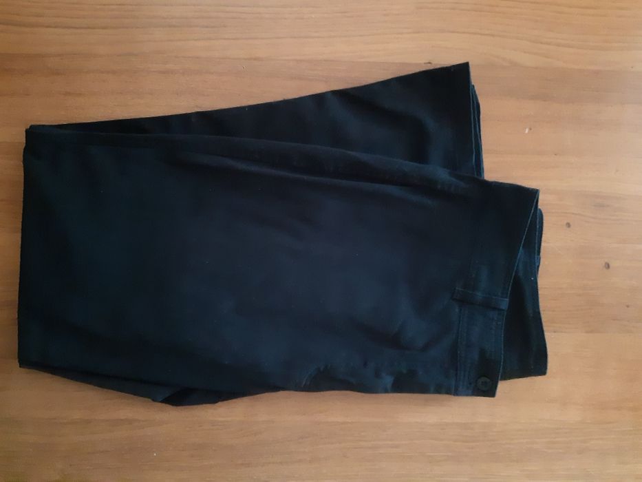 Cecilia Classics spodnie komfort cotton elastic black/czarne r XL i 46