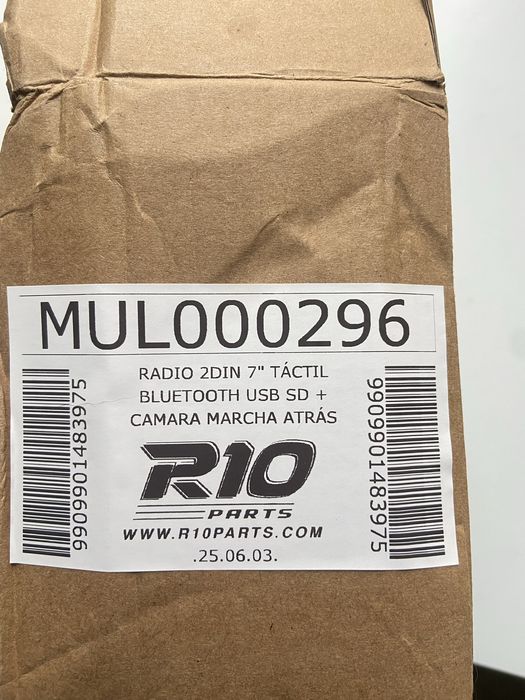 Auto Radio 2Din novo sem uso