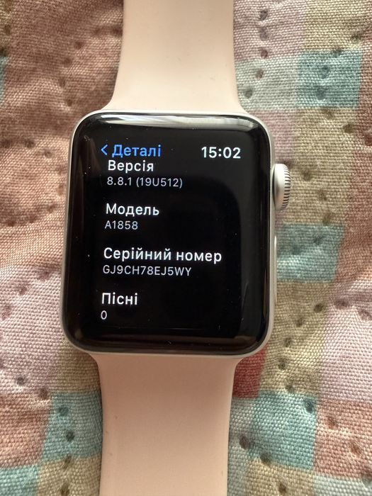 Смарт-годинник apple watch series 3 38mm aluminum case