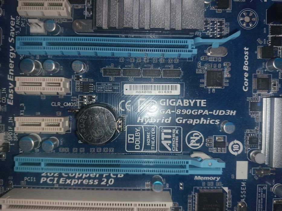 Zestaw GA-890PGA-UD3M+FX6100+DDR3 8GB+SSD120 PATRIOT