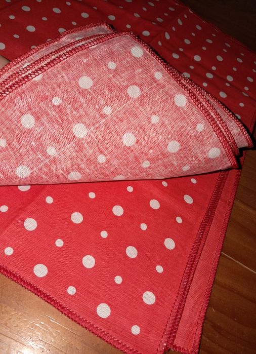 Conjunto de 6 guardanapos/ panos novos
