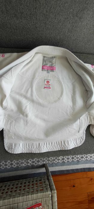Kimono Feminino Gracie Barra, tamanho F1, branco, usado, bom estado