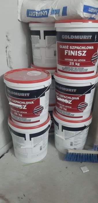 Gips Gładź  szpachlowa  GOLDMURIT FINISZ 25kg