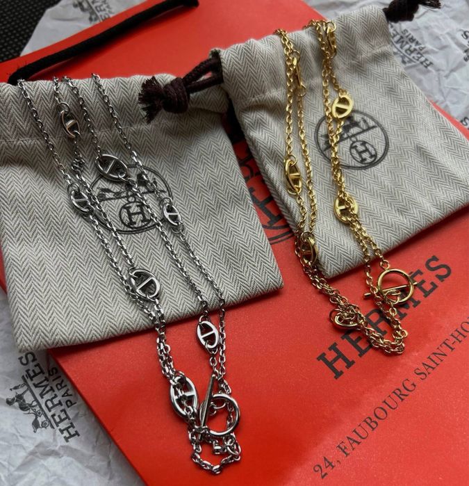 Ланцюжок Hermes Faramdole кольє цепка