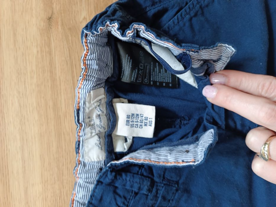 Eleganckie spodnie materiałowe 80cm