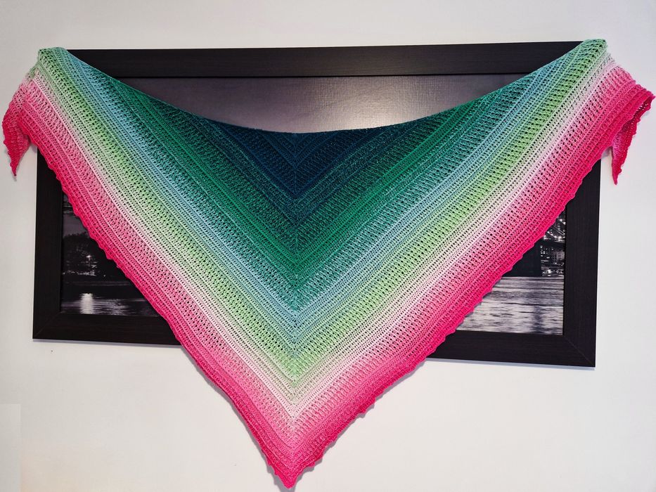 Chusta szydełkowa handmade