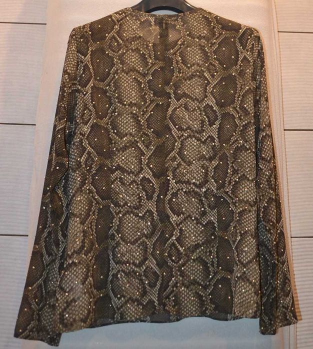 MICHAEL KORS Animal Print Bluzka Damska roz 8 Oryginalna 100%