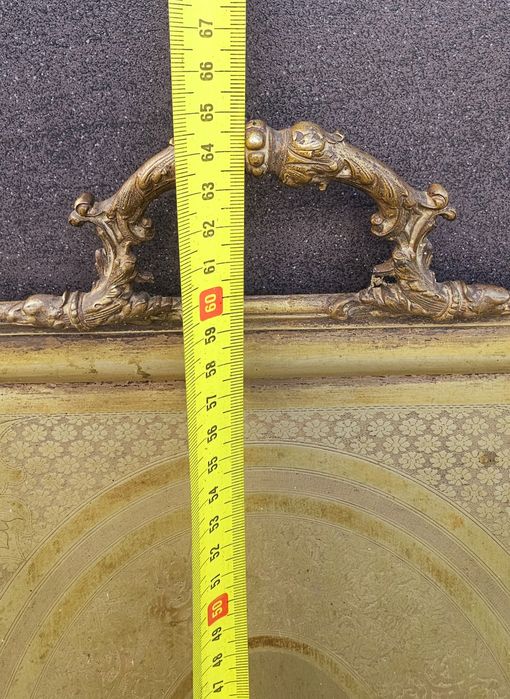 Ogromna Patera, M. Jarra, 64,5cm, nie Norblin, Fraget, Henneberg