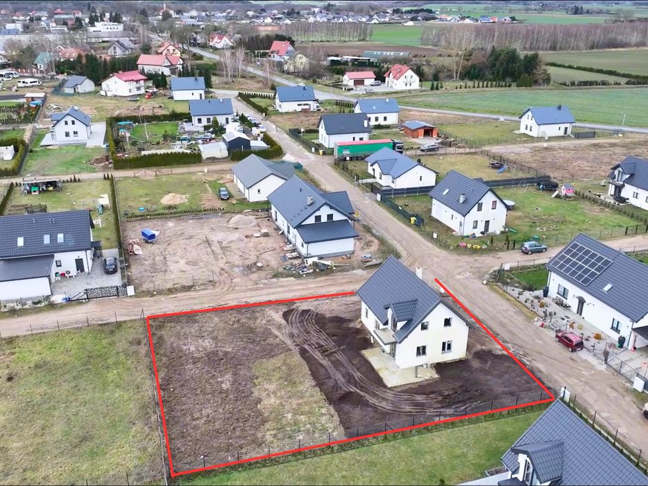 Dom jednorodzinny 120 m² | działka 1000 m² | stan surowy zamknięty