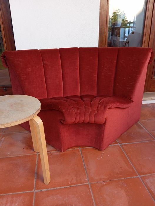 Sofá vintage de canto