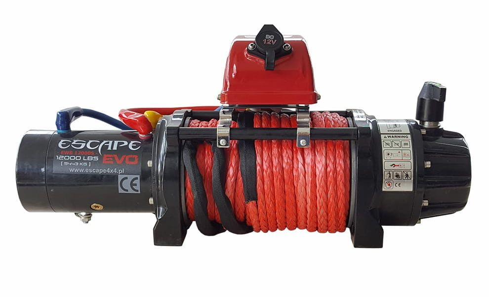 Лебёдка Escape evo 15000 ip68 трос стальной синтетический 6800 кг