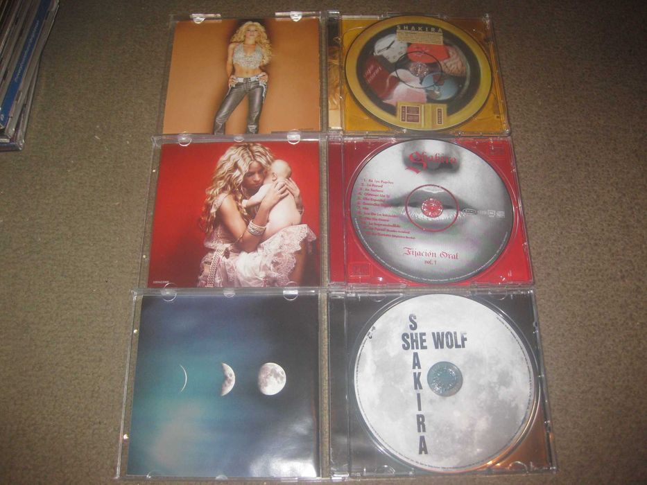 3 CDs da "Shakira"
