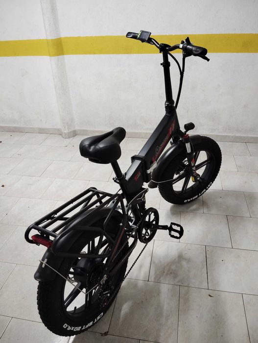 2000 W, 2 motores - Bicicleta elétrica, 20 Ah. Dobrável. 0 Km.