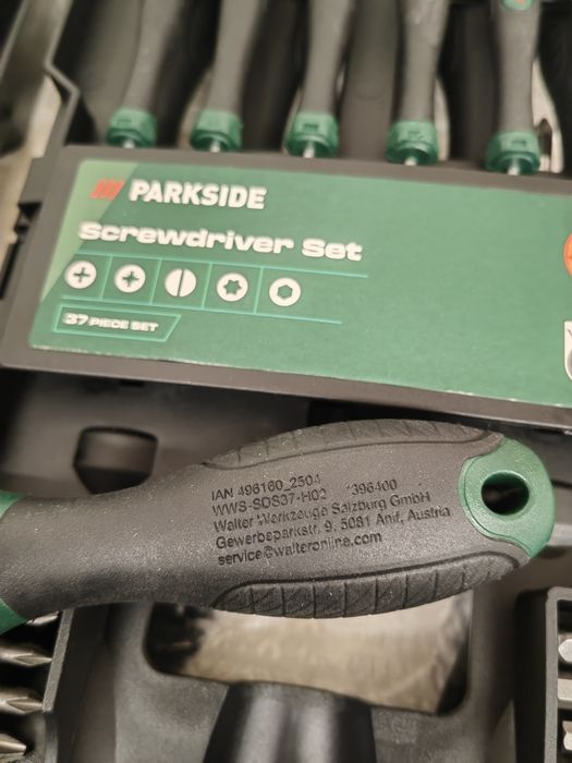 Набір отверток Parkside 37 од/викрутка/біти