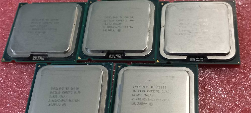 Core 2 Quad Q6700 ,Q6600,Core 2 Duo E8500, 8400