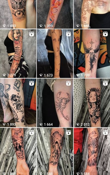 Тату м. Суми від 1500 грн | На перше тату знижка 20%