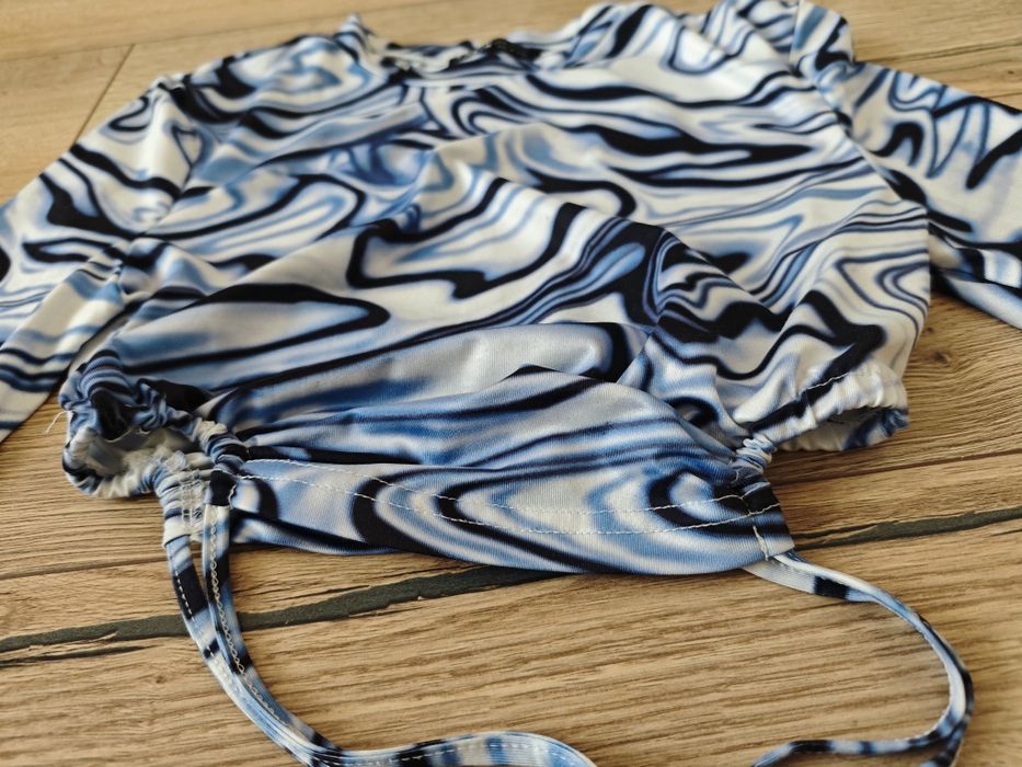 Top w kolorach niebieskich Shein r.XS