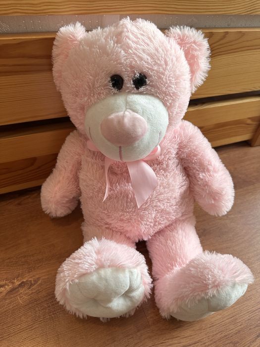 Nieduży różowy miś