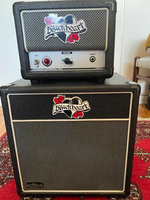 Amplificador Black Heart Killer Ant 1W , Marshall SV20c, Vários Pedais