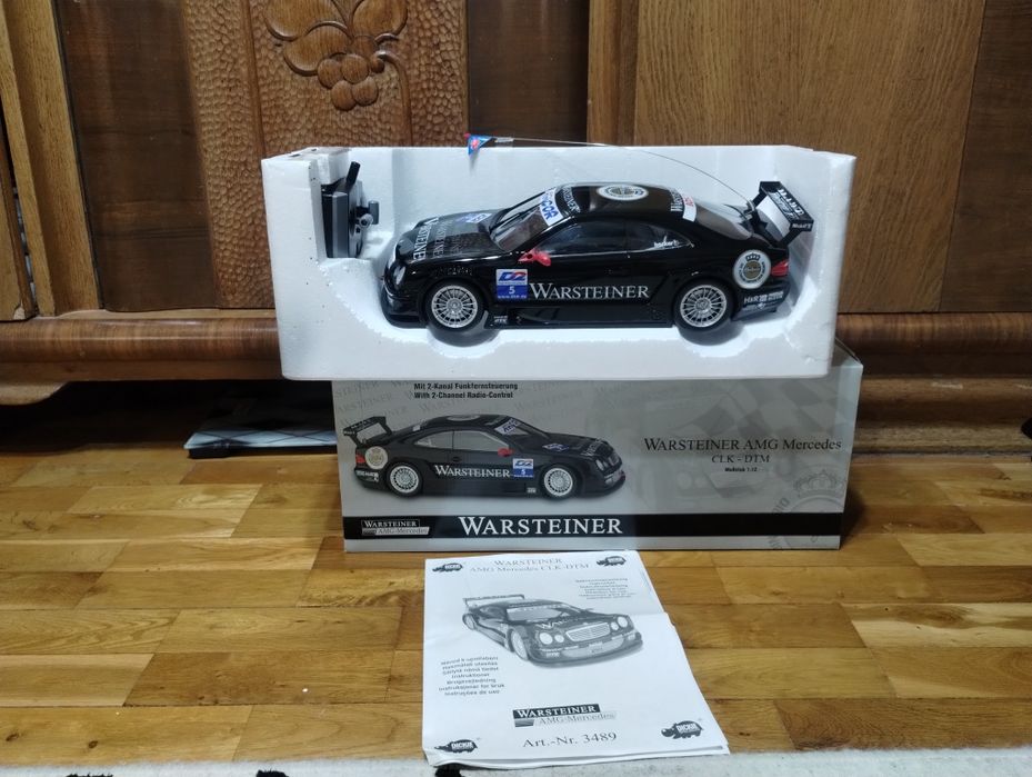 Mercedes CLK DTM AMG warsteiner model RC DICKIE 1:12