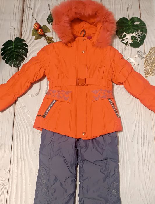 Костюм лижний для дівчинки. Зріст 128  см. Новий