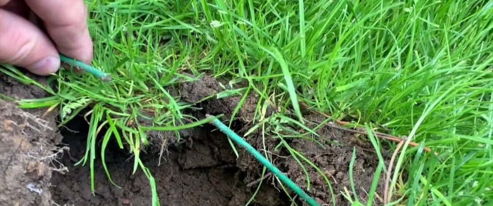 Lokalizacja i naprawa uszkodzonego, przerwanego przewodu robota koszacego