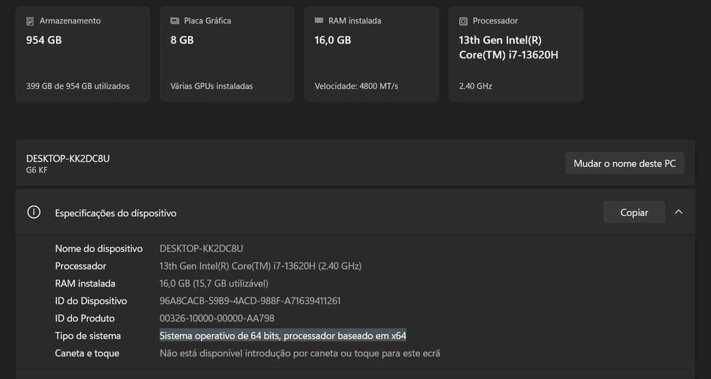 Notebook Gigabyte G6