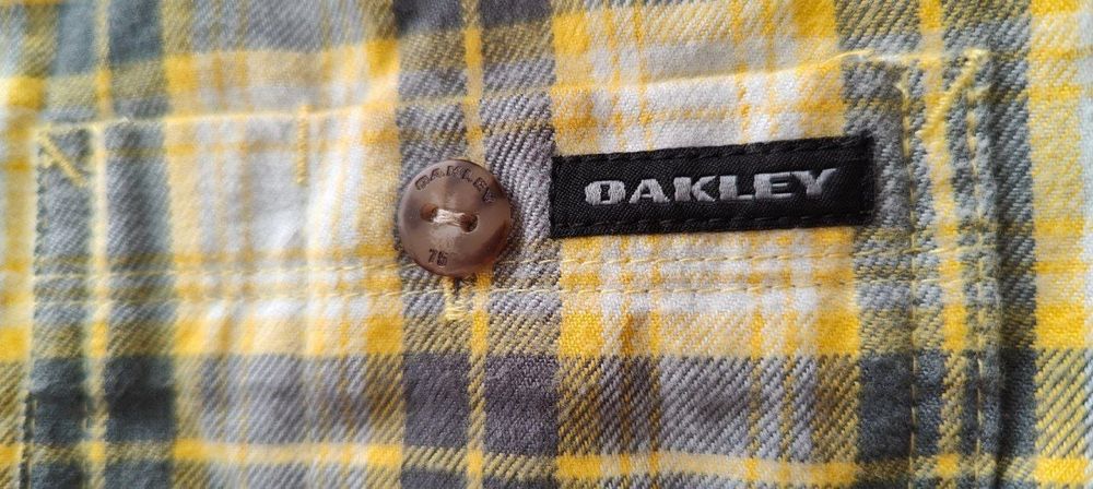 Сорочка Oakley Light Flannel Plaid Button Front Long Sleeve Shirt - Men's Small