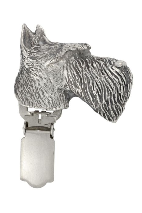Terier szkocki clipring posrebrzany Art-Dog