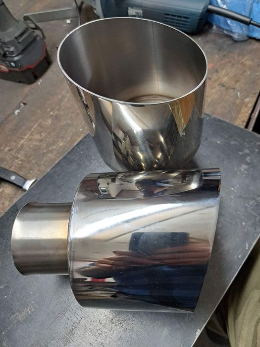 Końcówki wydechu  stal nierdzewna 90mm,100mm ,114mm , 129 mm