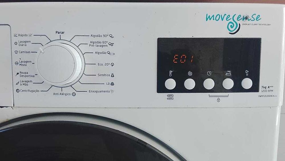 Máquina de lavar roupa fecho da porta a reparar