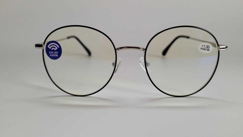Очки для зрения женские Blue blocker в металлической оправе