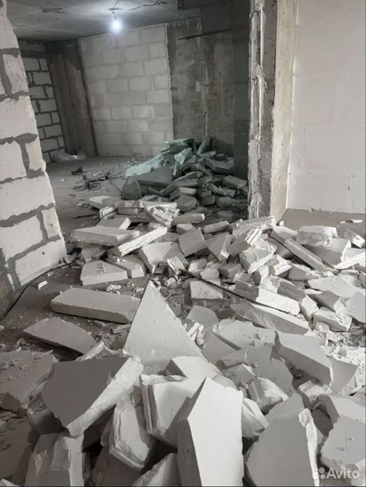 Снос домов,демонтаж стен,уборка участков