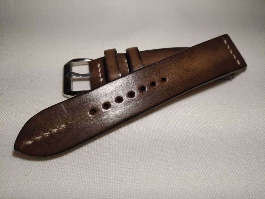 Pasek skórzany do zegarka 22 mm - szybki montaż