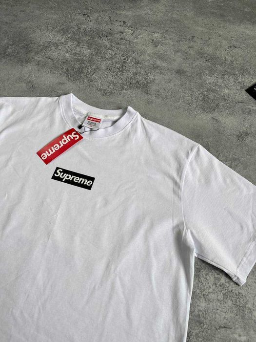 Біла Футболка Supreme з бірками (Супрім)