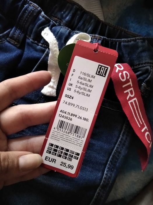 Jeansy s Oliver dla chłopca 116 Nowe