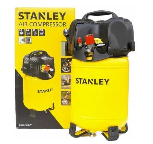 STANLEY Kompresor Bezolejowy Sprężarka 24L 10 BAR