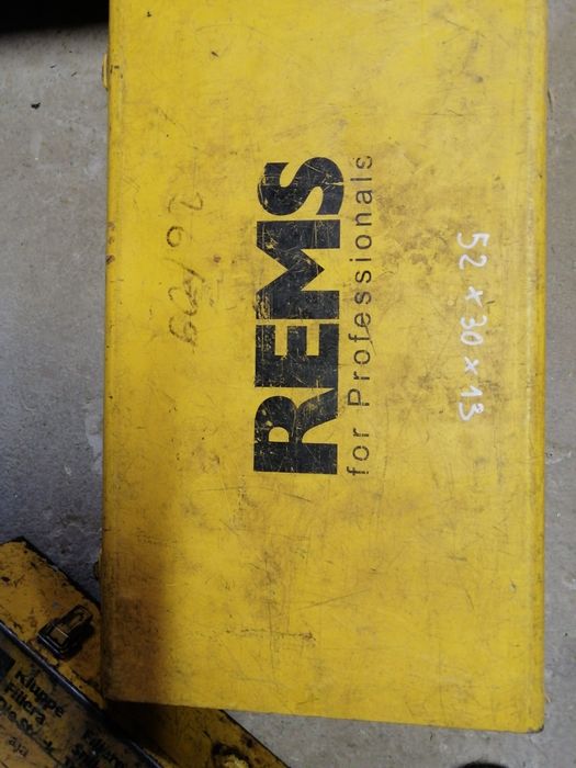 Pozostałości po elektronarzędziach Rems  ridgid rothenberger roller