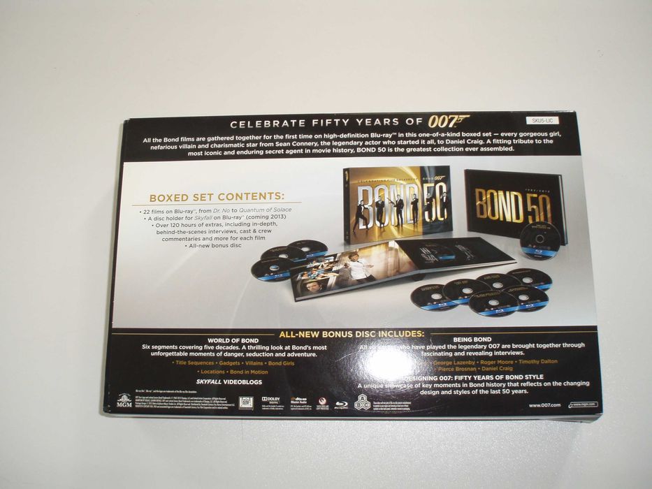James BOND 007 kolekcja na 50-lecie BLU-RAY lektor PL
