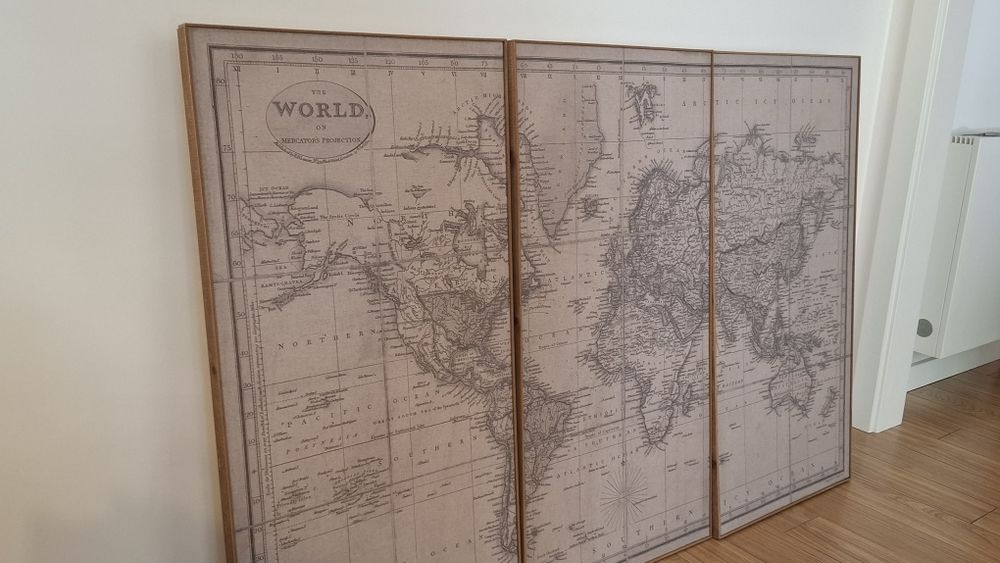 Mapa Mundo Vintage