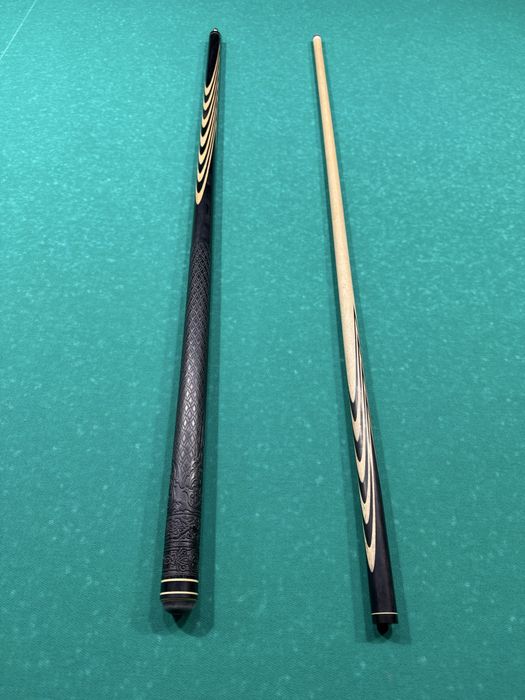 Кий AS мастер 6+4 эбен с гравировкой