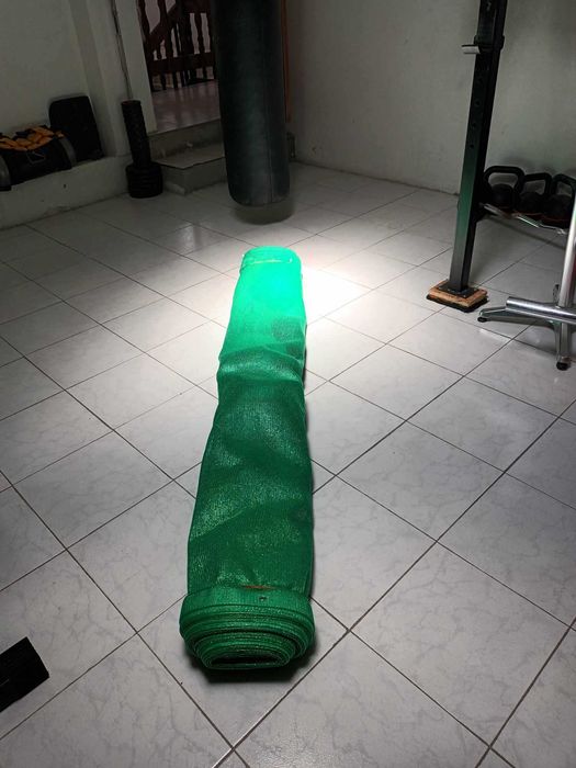 Dunlop Tennis Windbreak (12mx2m) - Light Green