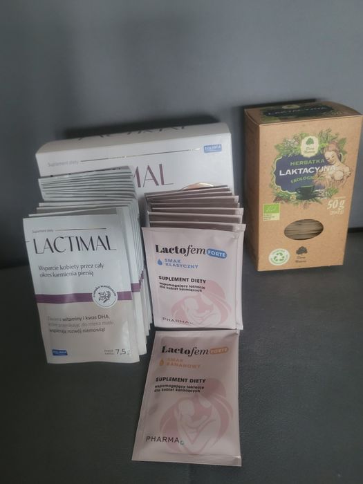 Lactimal + Lactofem + herbatka laktacyjna Dary Natury