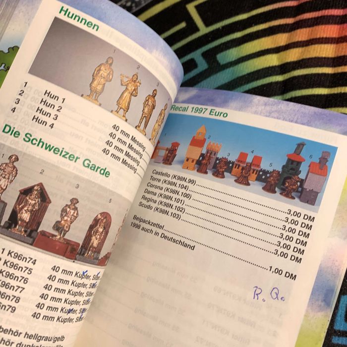 Каталог Кіндер Kinder O-Ei-A 1998-99 та інші