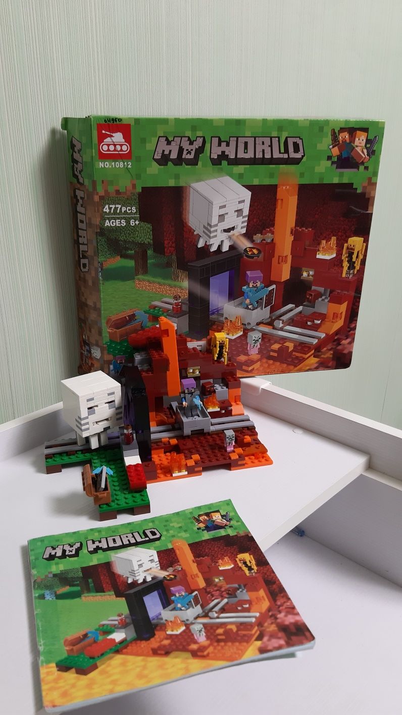 Конструктор Minecraft " Портал в підземілля" 477 д.: 990 грн ...
