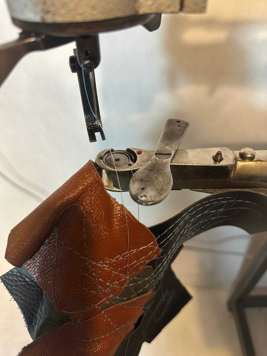 SUPER łaciarka TEXTIMA maszyna szewska kaletnicza FILM nić 20-60-40